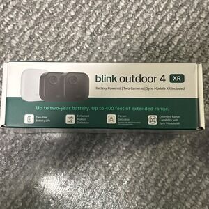 Blink Outdoor 4 XR Two Camera System w/Sync Module New B0DV4WPXNM 840414634640